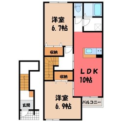 コンフォールの物件間取画像